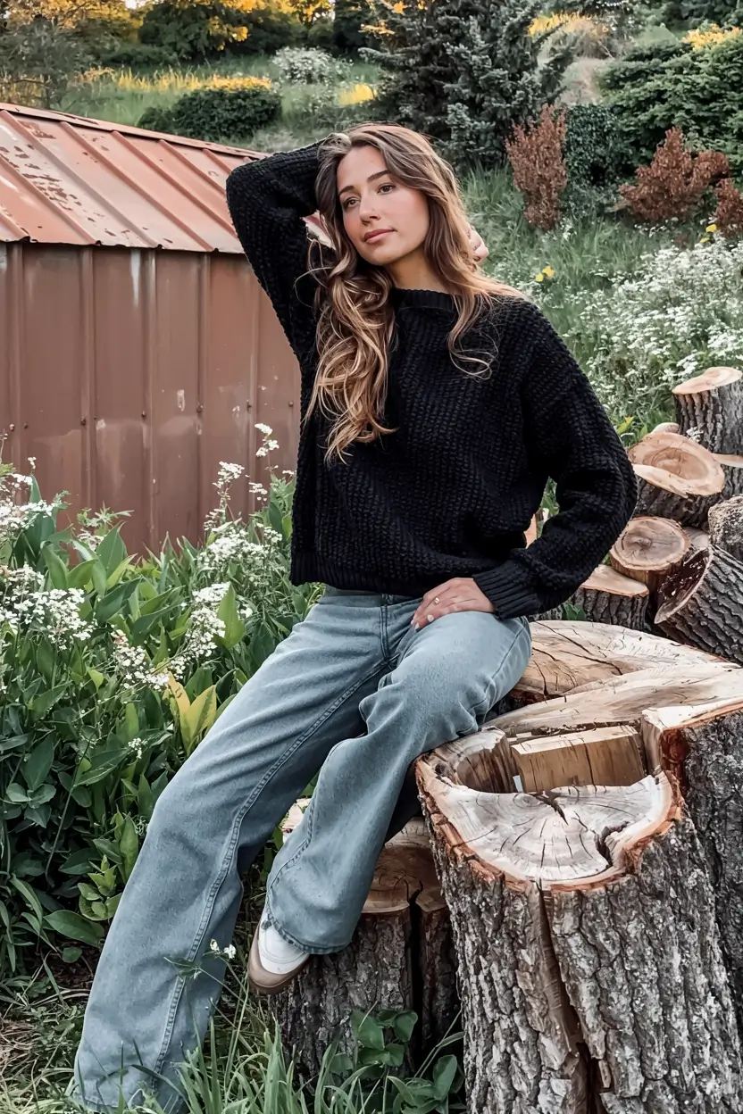 Denim and Knit