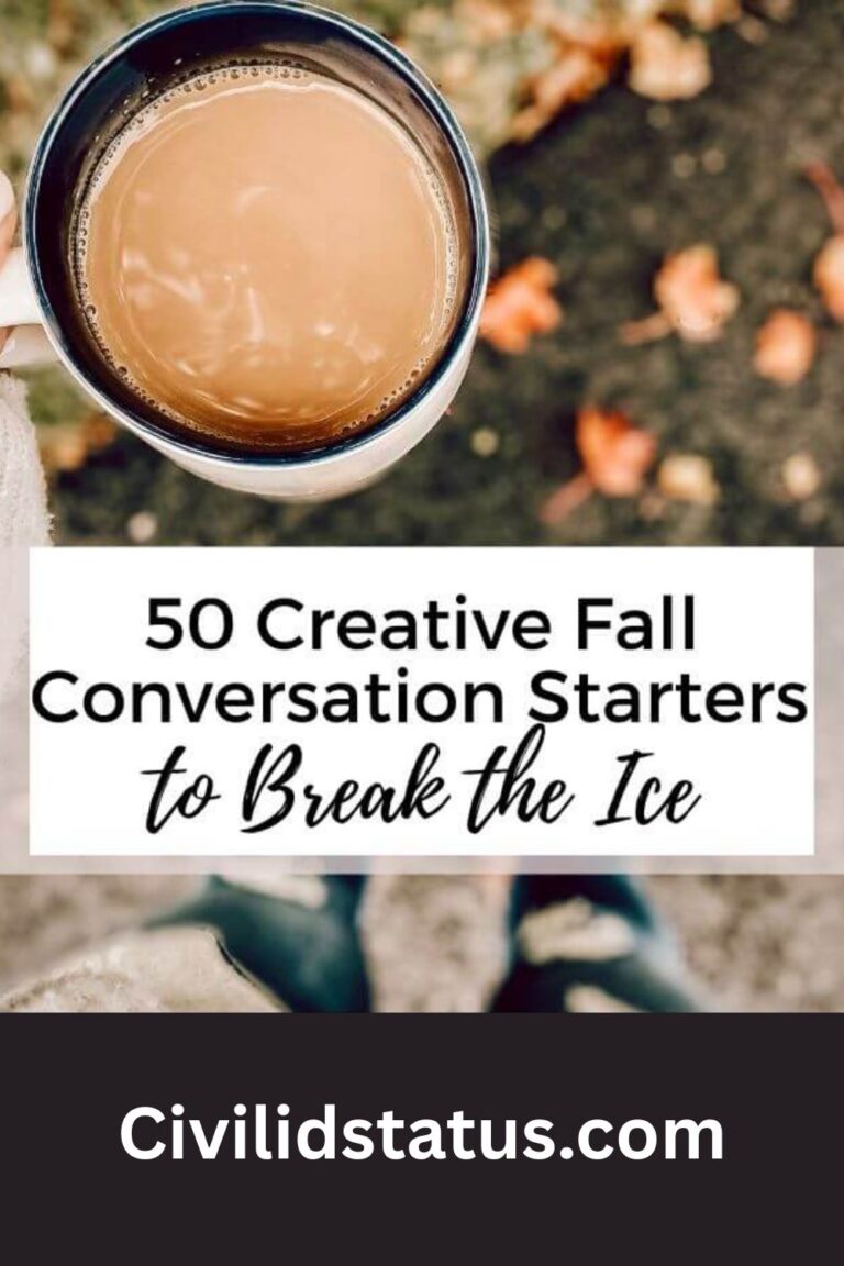 50 Creative Fall Conversation Starters to Break the Ice