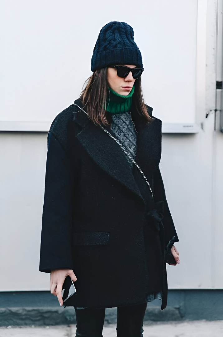 hat + sweater