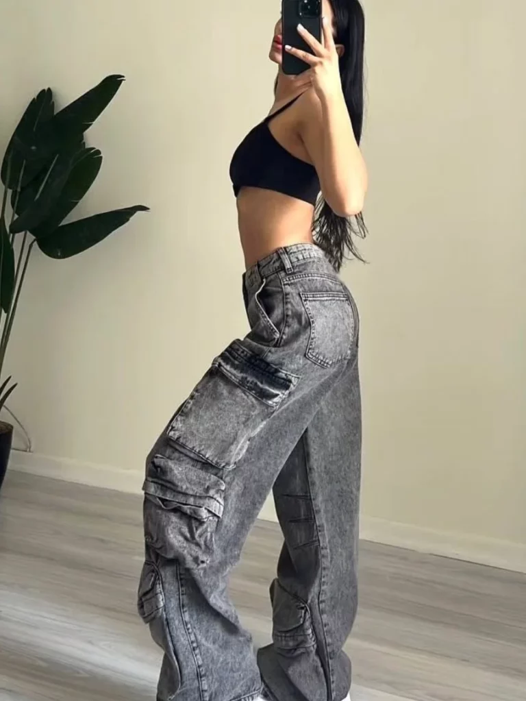 Crop Top + Low-Rise Jeans